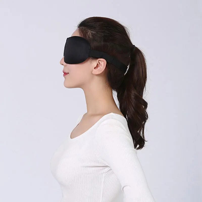 

Newly Travel 3D Eye Mask Sleep Soft Padded Shade Cover Rest Relax Sleeping Blindfold FIF66