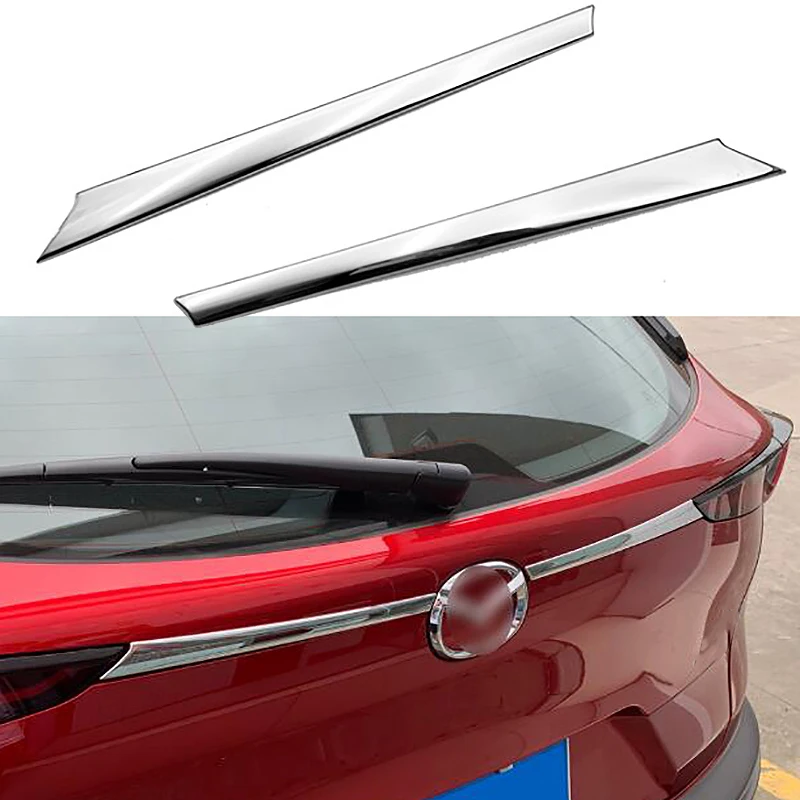 Для Mazda Cx-30 Cx30 2020-2021 Abs Задняя Крышка багажника литье Накладка рамка