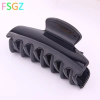 6 pieceslot diy plastic hair accessories big size hair claws shining black grasp clips shower clips for women beauty hair tools