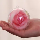 3 шт., прозрачные пластиковые шарики 4-7 см