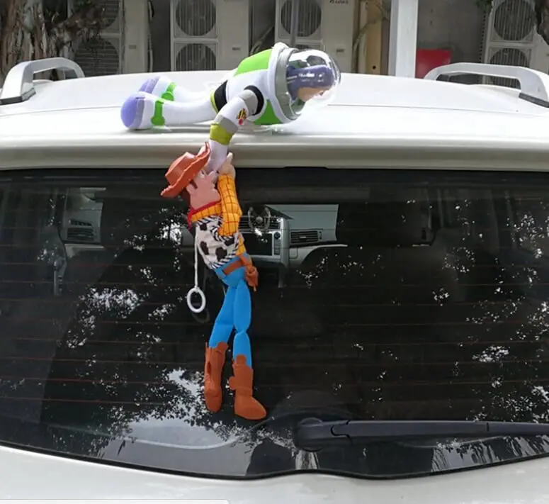 История Sherif Woody Buzz Mario Bros Лайтер автомобиль плюшевые игрушки Супермен