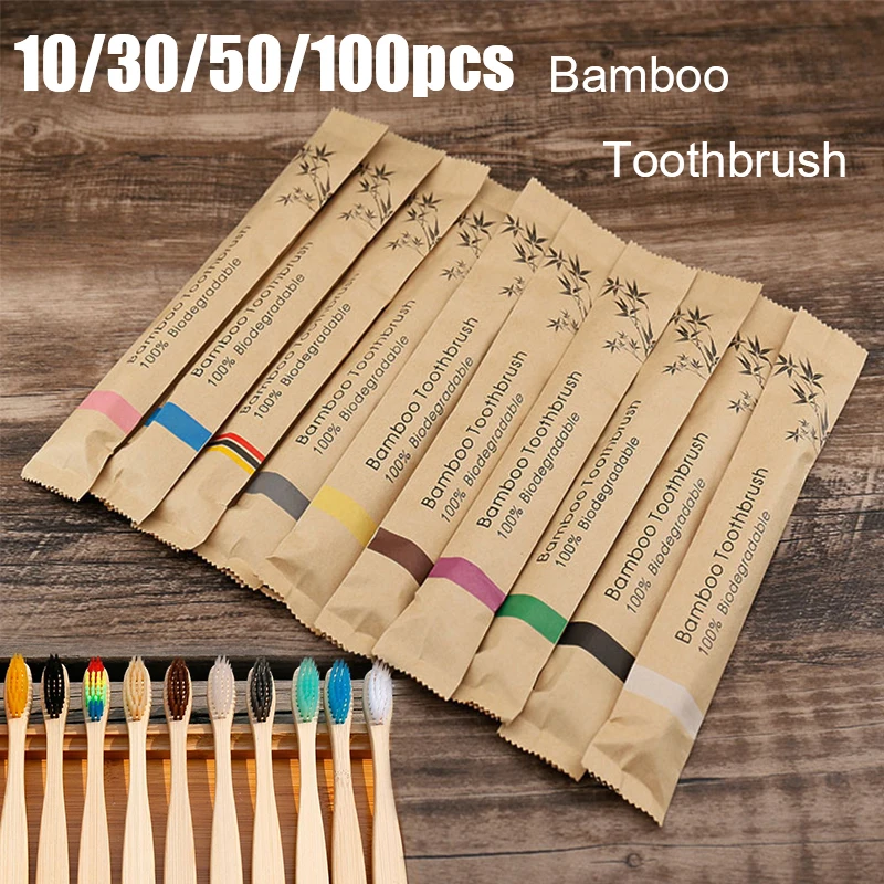 10/30/50/100 шт. Оптовая продажа Детское нижнее белье многоразовый бамбуковый Зубная