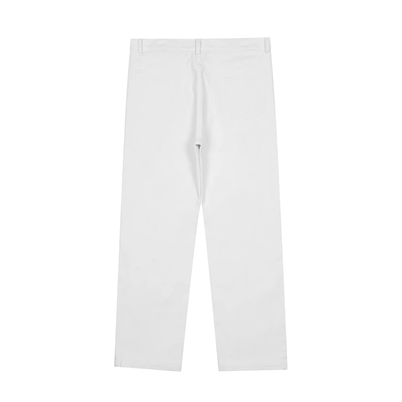 

Белые джинсы XXXtentacion с вышивкой месть для мужчин и женщин 1:1 лучшее качество вышивка на талии нашивка этикетка месть джинсы брюки
