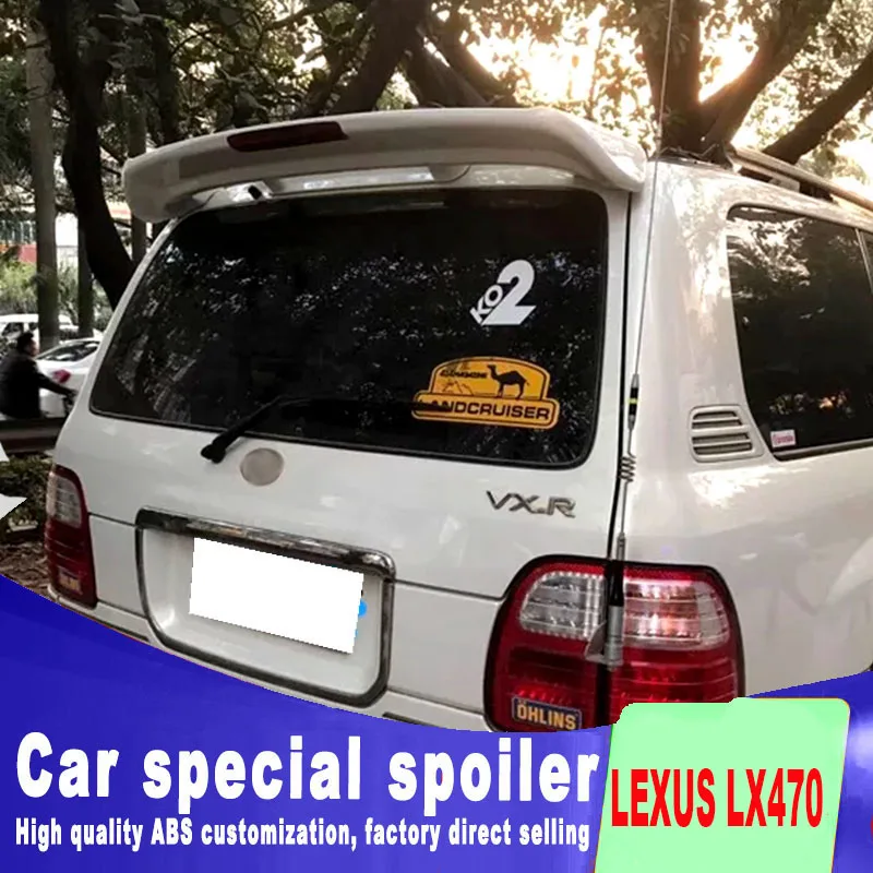 Большой спойлер для LEXUS LX470 от 2007 до 2013 установка Красного стоп-сигнала
