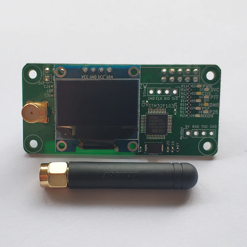 Jumbospot MMDVM точка доступа поддержка UHF и VHF антенна поддержка P25 DMR YSF DSTAR NXDN для raspberry Pi-Zero W, Pi 3, Pi 3B