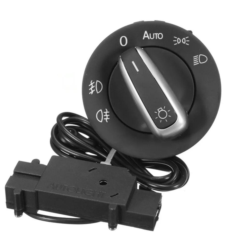 Автомобильный выключатель света с хромированной головкой переключатель