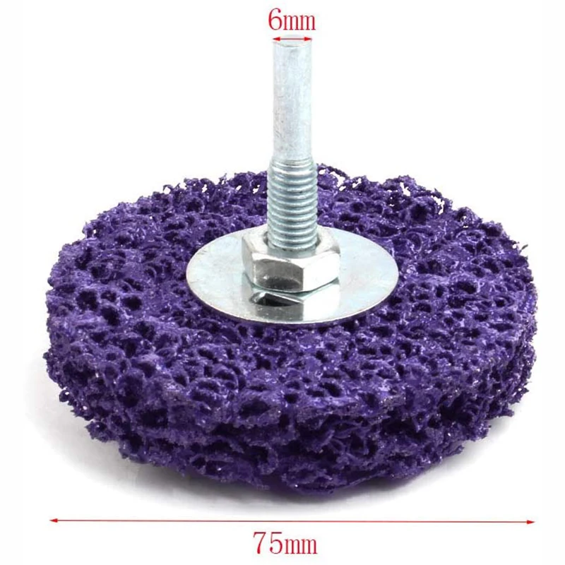 5Pcs 75mm Coral Grinding disc for Rust Paint Remove Clean Angle Grinder Polishing Disc Oxidation Effortlessly. etc | Инструменты