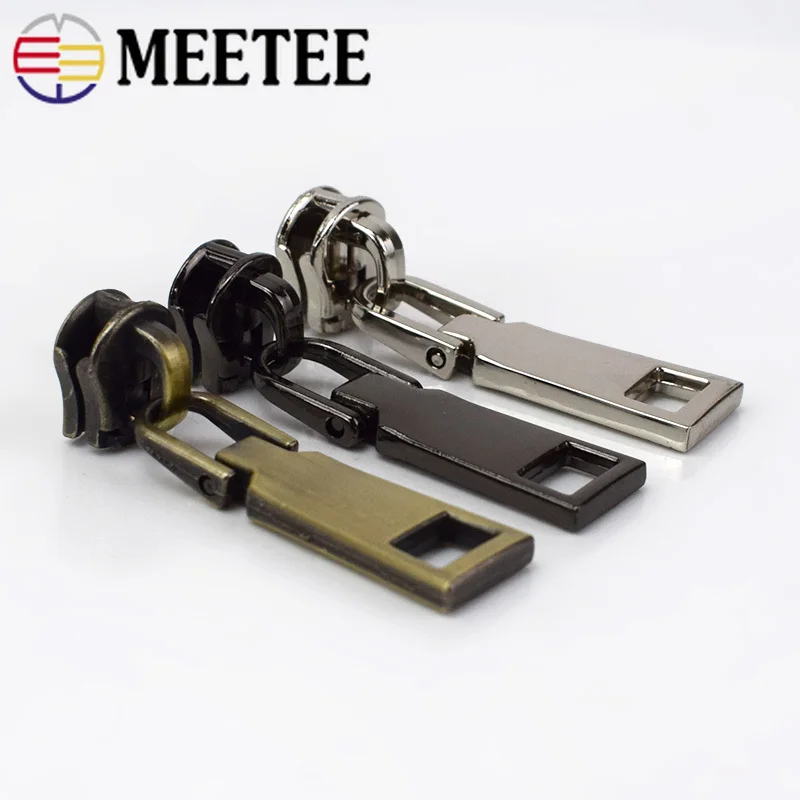 20 шт. Модные 5 # металлические ползунки на молнии для курток одежда молния головы