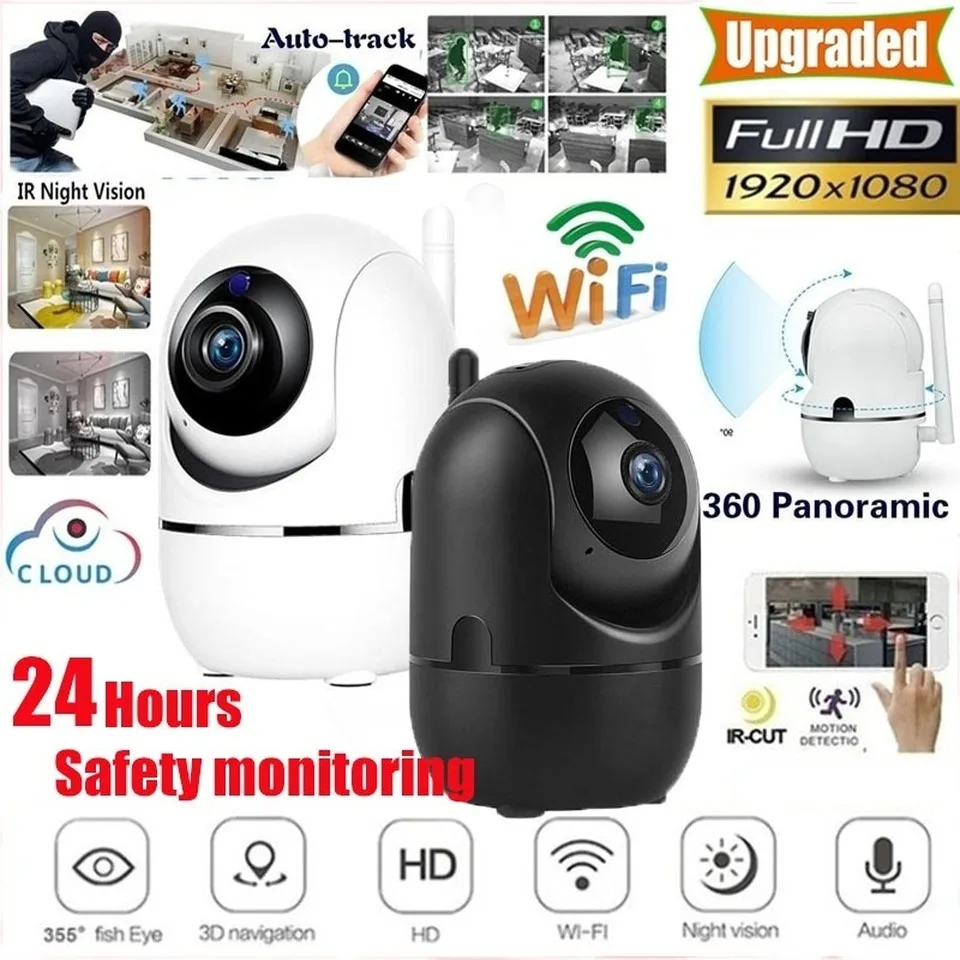 Новая интеллектуальная камера слежения для домашней безопасности 360 1080P Wifi ip