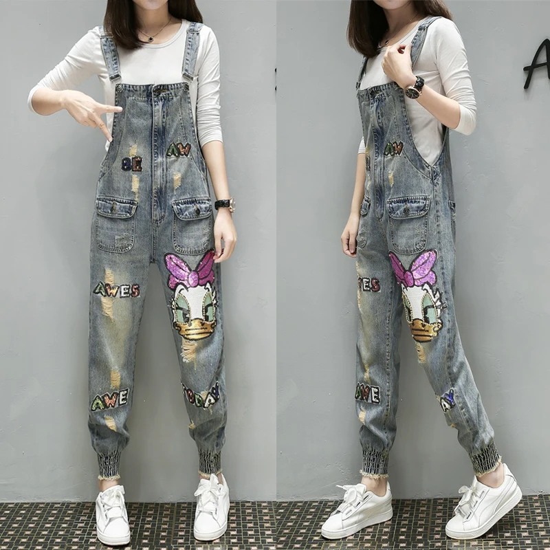 Джинсовый комбинезон для женщин Новинка весна осень 2020 женские комбинезоны с
