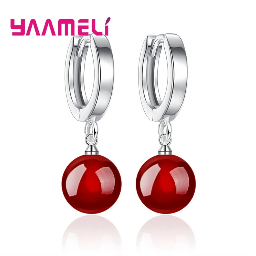 Для женщин мило завод висячие серьги в форме цветов 925 пробы серебро Алыча