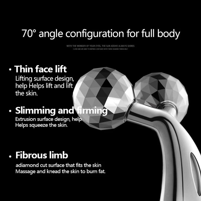 3D Roller Face Massager V-face Shaping Lift Rotating Tighten Skin Wrinkle Remove Care Lifting Beauty Tool XA77Z | Красота и здоровье
