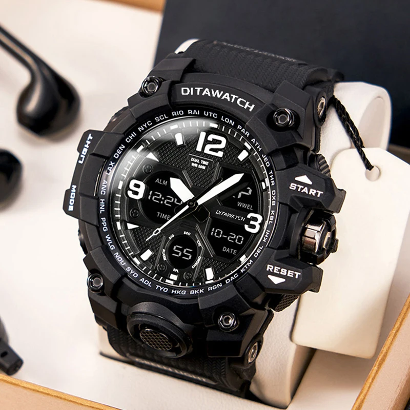 Часы DITAWATCH Мужские Цифровые роскошные стильные электронные спортивные