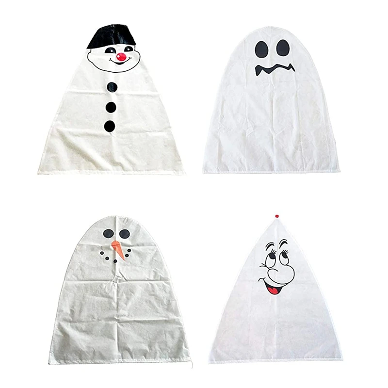 

4 Pcs Plant Cover Tree Shrub Anti-Insect Frost Protection Yard Garden Winter Plant Protection Cover Bags in Shrub Jacket