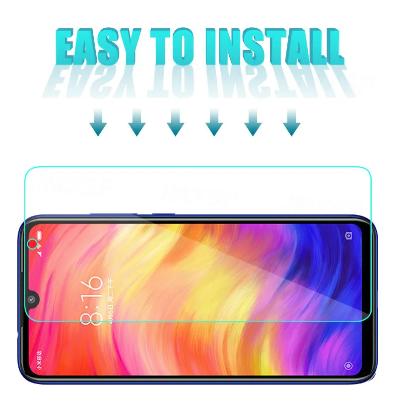 Tempered Glass For Xiaomi Redmi 7 7A S2 Go K20 Protective Glass For Redmi Note 7 Pro Lens Glass Film Screen Protector Full Cover