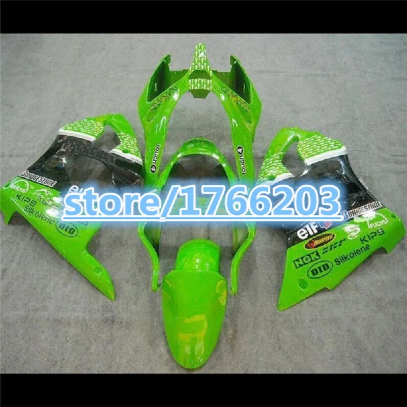 

Body kit For KAWASAKI ZX900 ZX9 R ZX green black 9R 900CC ZX 9 R 900 ZX-9R ZX9R 00 01 2000 2001 Fairing