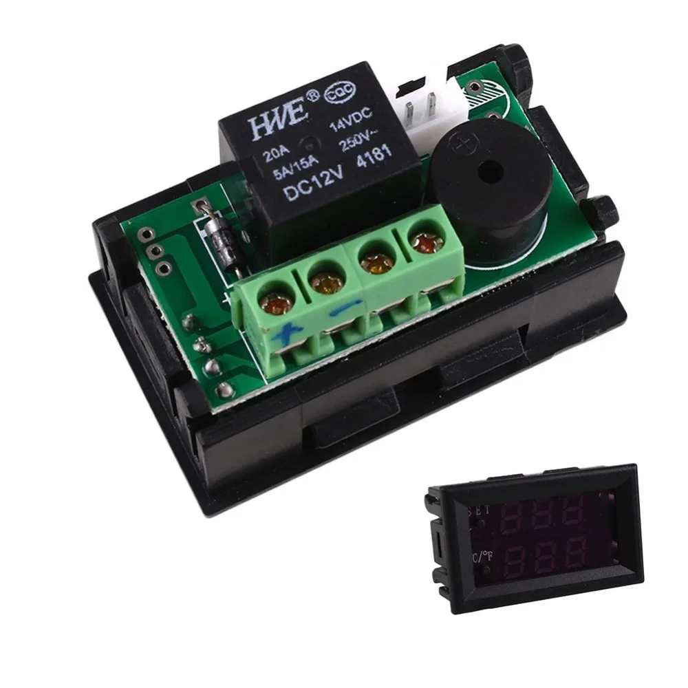 1 шт. регулируемый интеллектуальный регулятор температуры 12 В постоянного тока 20