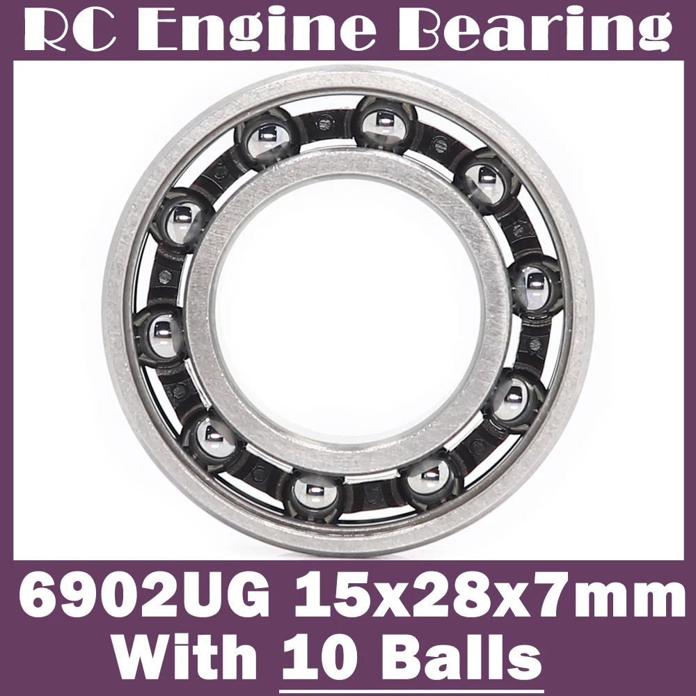 

6902UG RC Engine Bearing 15*28*7mm ( 1 PC ) 6902 UG Glow Plug Model R/C Engines Ball Bearings
