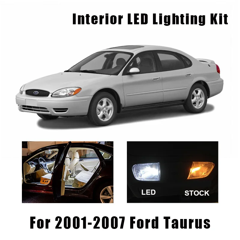 Белый светодиодный светильник для чтения 10 шт. потолочный Ford taureus Cargo Glove Box лампа