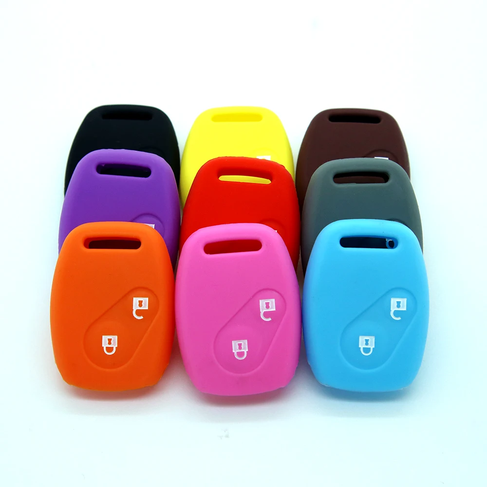 

2020 Hot New Fashion Car Interior Accessories Remote Control Silicon Car Key Cover Fit For Smart Fob 2Button Key Car Cover Shell