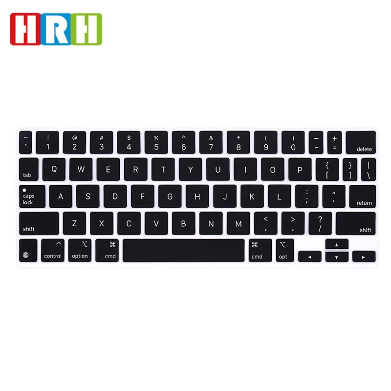 

HRH English Waterproof Gel Silicone Keyboard Cover Skin Protective Film US Version For IPAD PRO 11