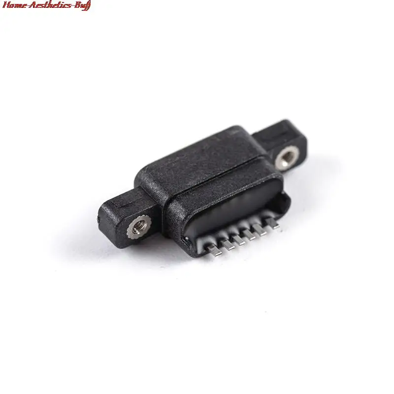 

2 шт., usb 3.1 Type-C 6-контактный разъем SMD DIP-разъем для быстрой зарядки печатной платы «сделай сам»