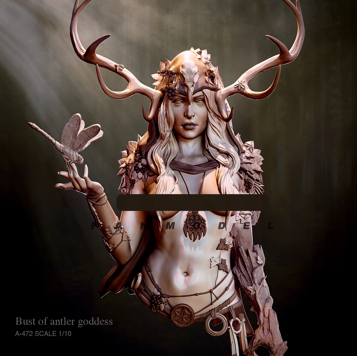 

1/10 Resin model kits figure beauty colorless and self-assembled A-472