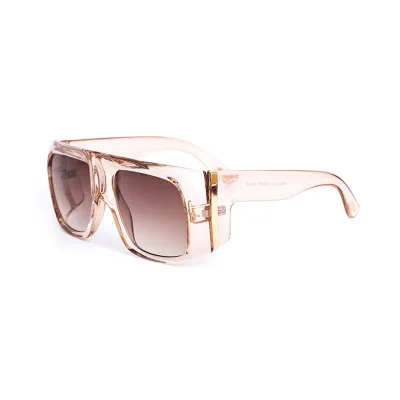 

New sunglasses mirror men's T fashion Europe and online celebrity with steampunk big frame sunglasses men's tide