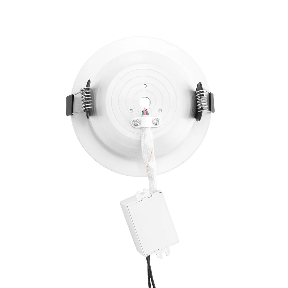 

5/10/18W Round RGB LED Panel Light Concealed Recessed Ceiling Lamp With Remote Control AC 85-265V