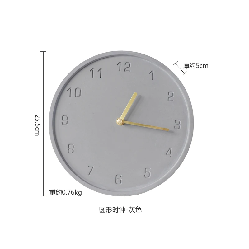 

Classic Digital Wall Clock Elegant Bedroom Nordic Vintage Wall Clock Living Room Orologio Da Parete Home Decoration EA60WC