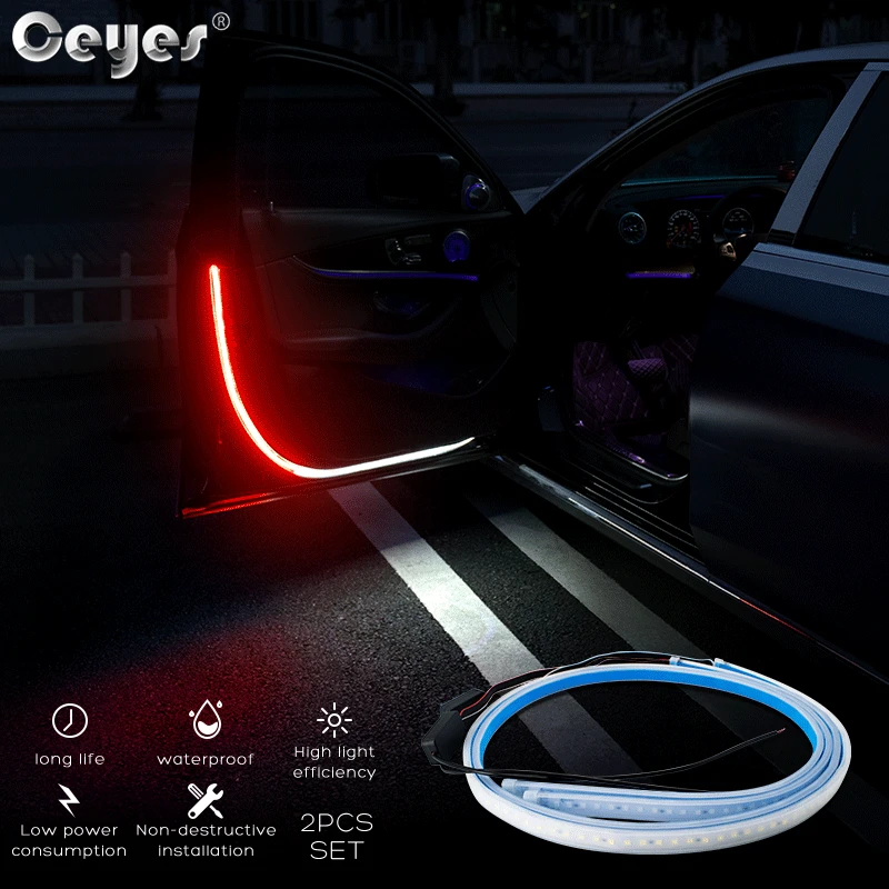 Ceyes 2 шт./лот автомобильные аксессуары теневой свет Автомобильная дверь