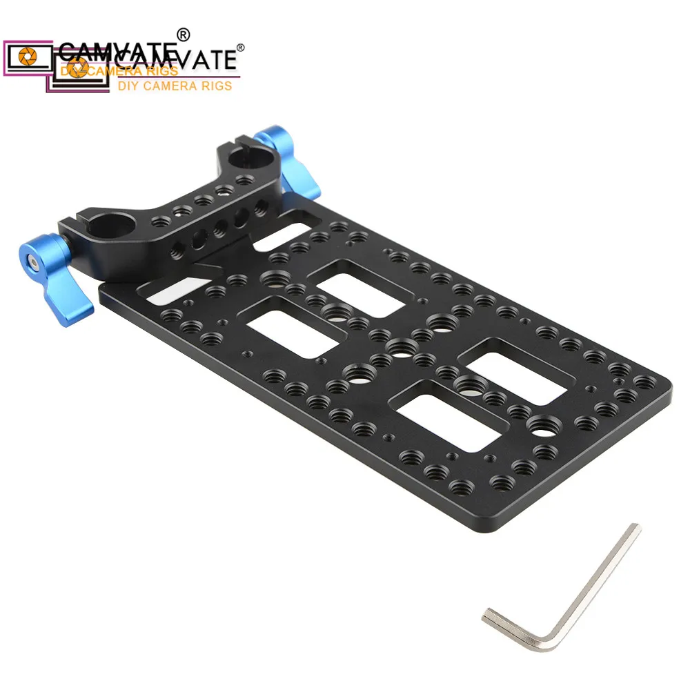 Многоцелевая Монтажная пластина CAMVATE для сыра и двойной зажим 15 мм шарнирных