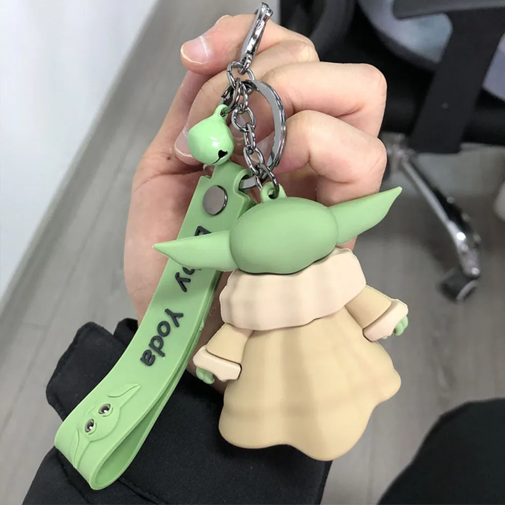 Дропшиппинг Disney Baby брелок в виде Йоды кольцо мультфильм мандалорец фигурка