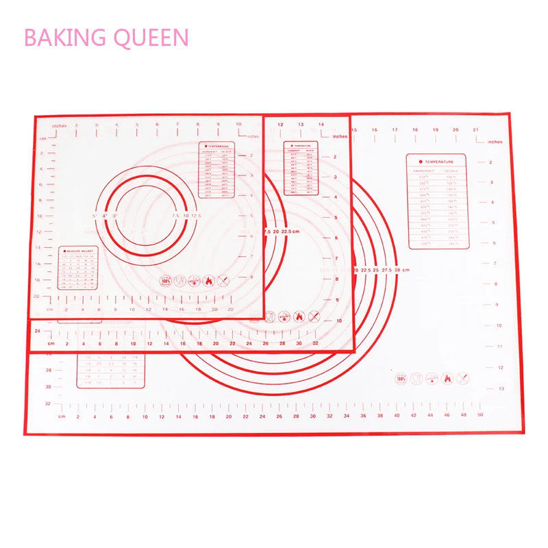 Антипригарный силиконовый коврик для выпечки большая разделочная доска пиццы