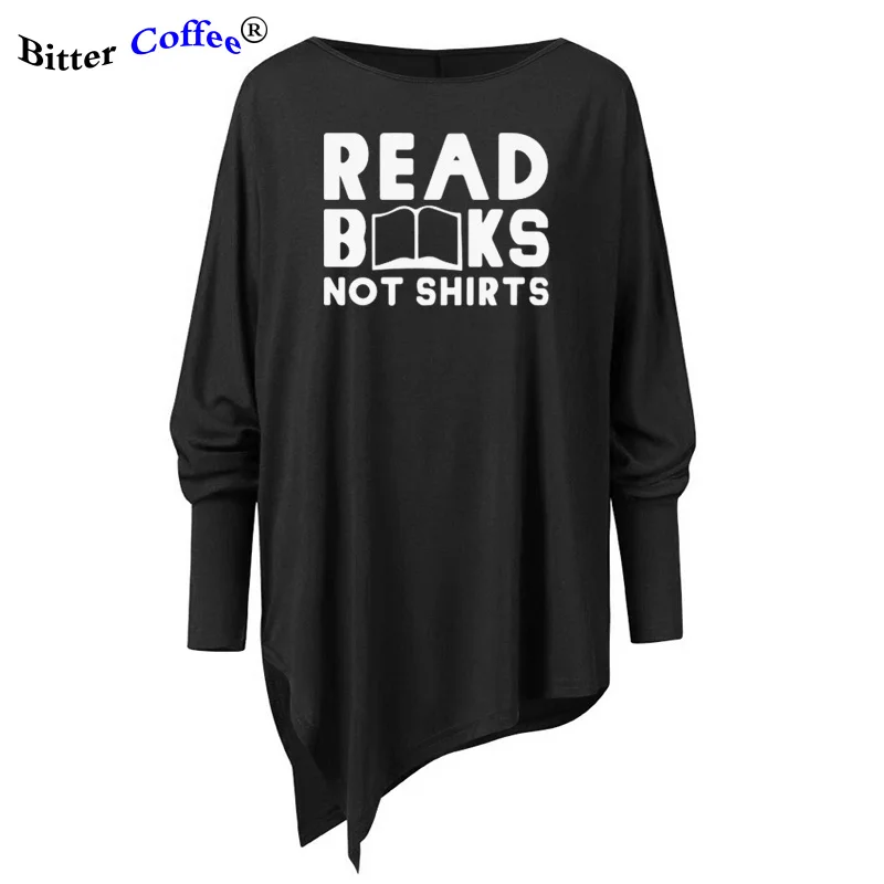 Новая хлопковая забавная блузка для женщин с длинным рукавом летучая мышь крутая