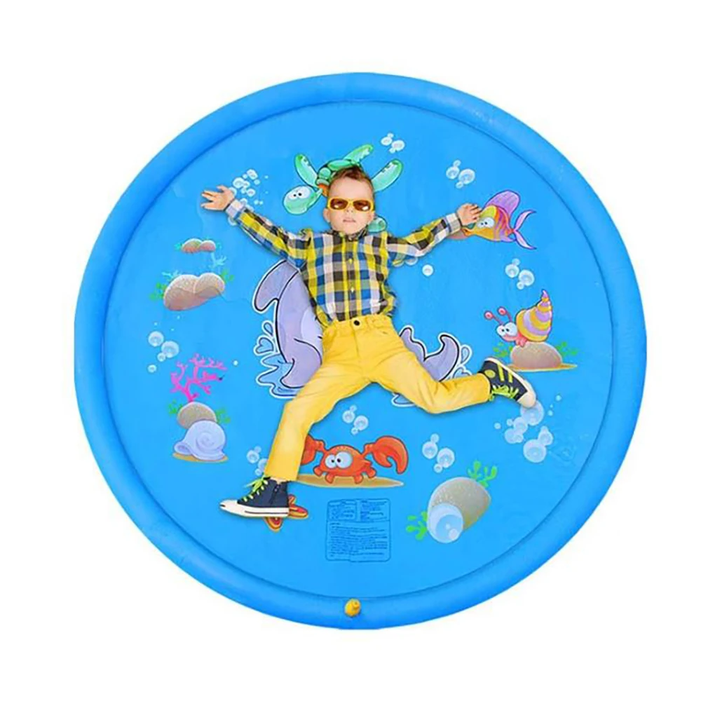 

170cm Inflatable Spray Water Animal Inflatable Water Jet Children Sprinkler Play Mat Carpet Water Games Beach Mat Cushion Toys