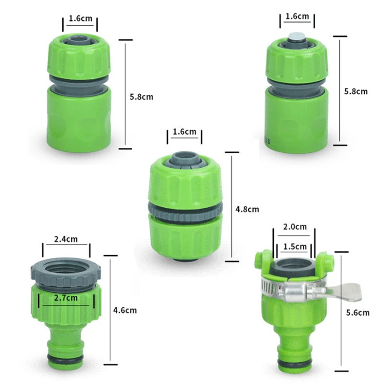 Соединительные фитинги для бытовых водопроводных труб 4 мм/6 мм быстрого