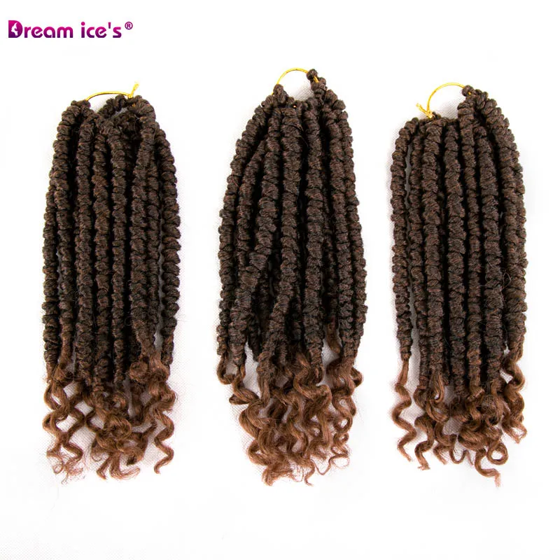 Синтетические косички для волос 14 дюймов 24 корня/упаковка|Вьющиеся дреды| |