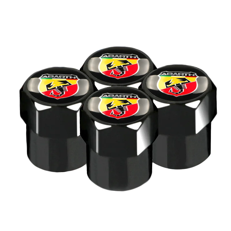 4 шт./лот автомобильные наклейки Металлические колпачки клапанов колеса