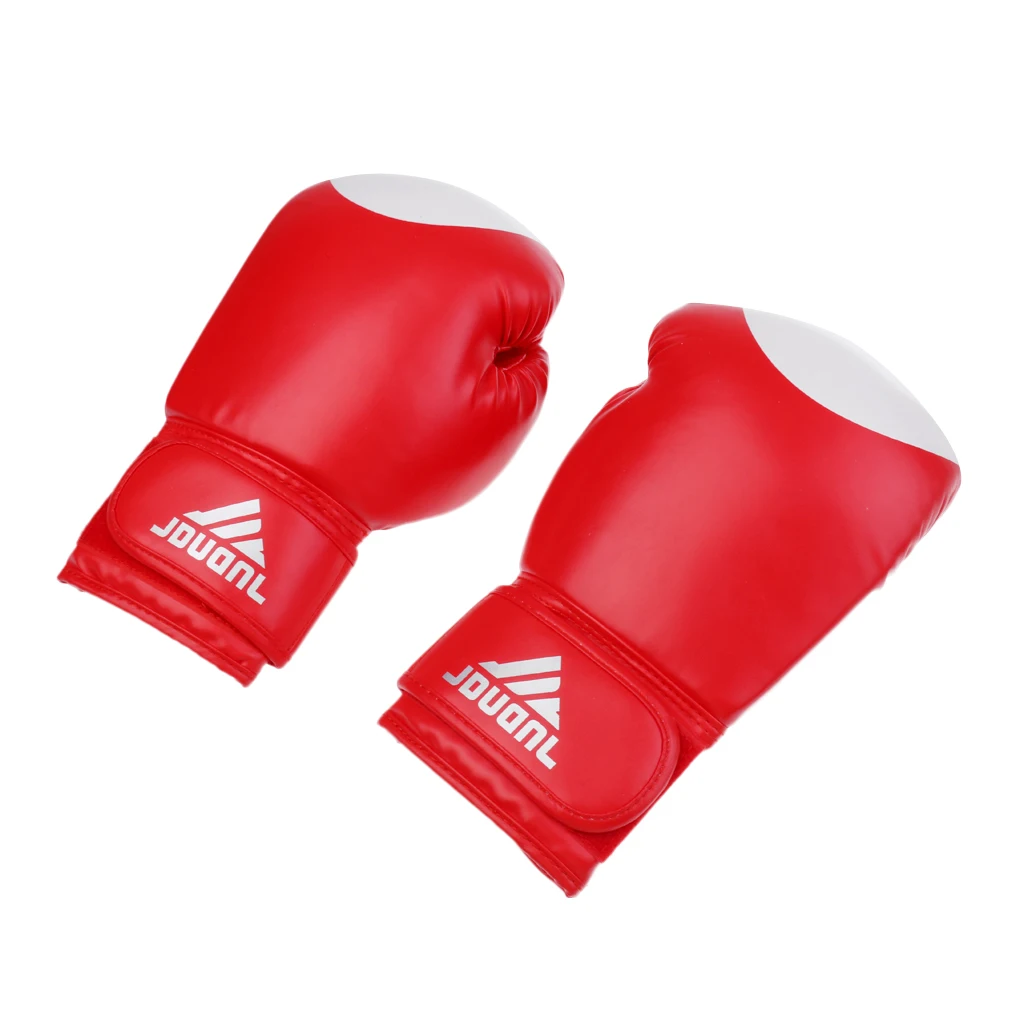 1 пара боксерских перчаток из искусственной кожи MMA Muay Thai пробивая тренировочный