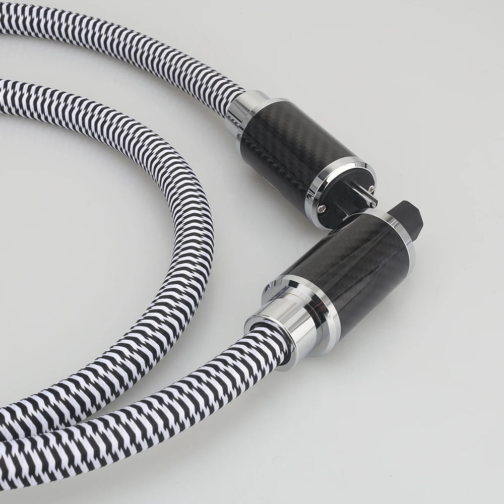 Кабель питания Audiophile AC с разъемом из углеродного волокна hifi кабель питания|audiophile