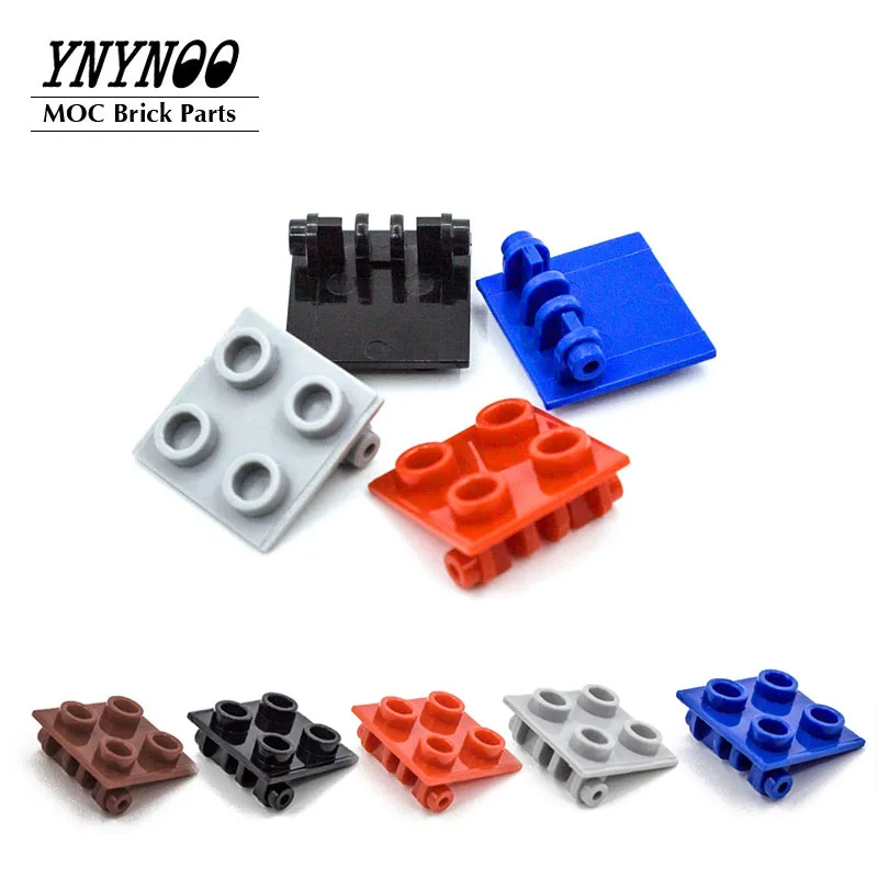 

20Pcs/lot Hinges, Arms and Turntables Series Hinge Brick 2x2 Top Plate Thin 6134 MOC Building Blocks Bricks DIY Parts fit 3937