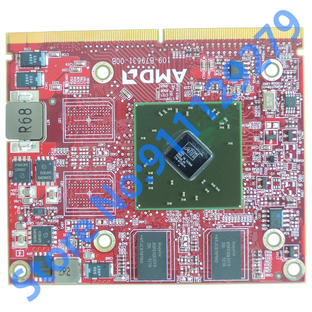 1pc Brand New AMD Video Card HD 4500 4570 M92 VG.M920H 512Mb MXM VGA Card 216-0728014 video Graphics card for notebook laptop