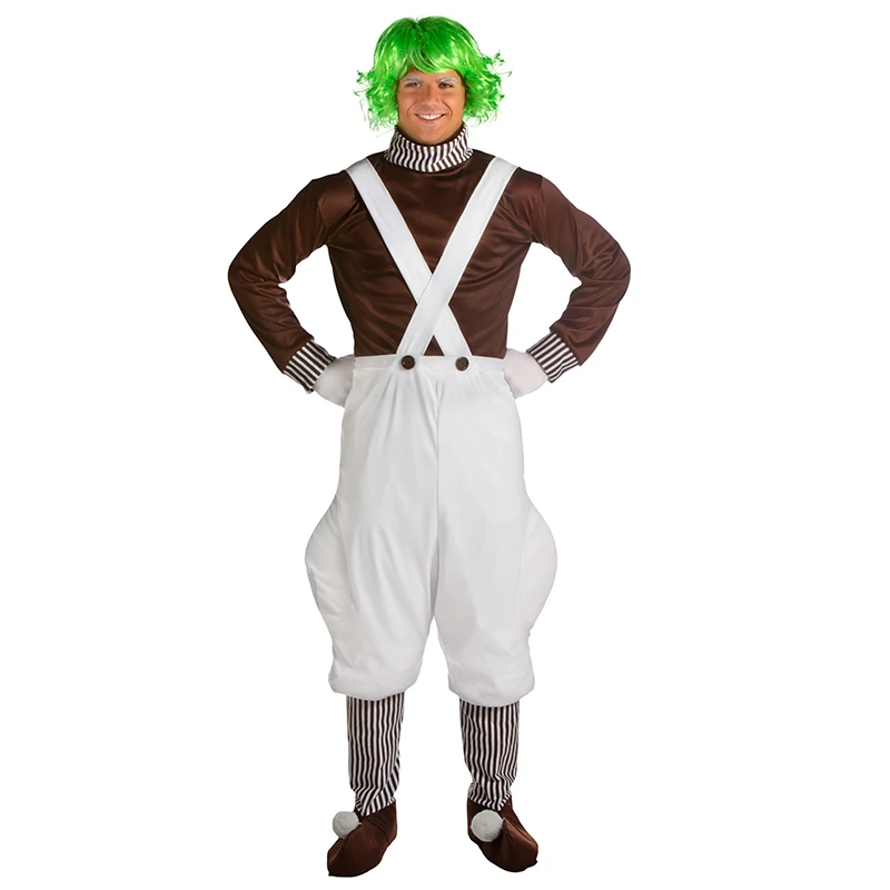Женский костюм для косплея Willy Wonka and The Chocolate Factory капризный парик