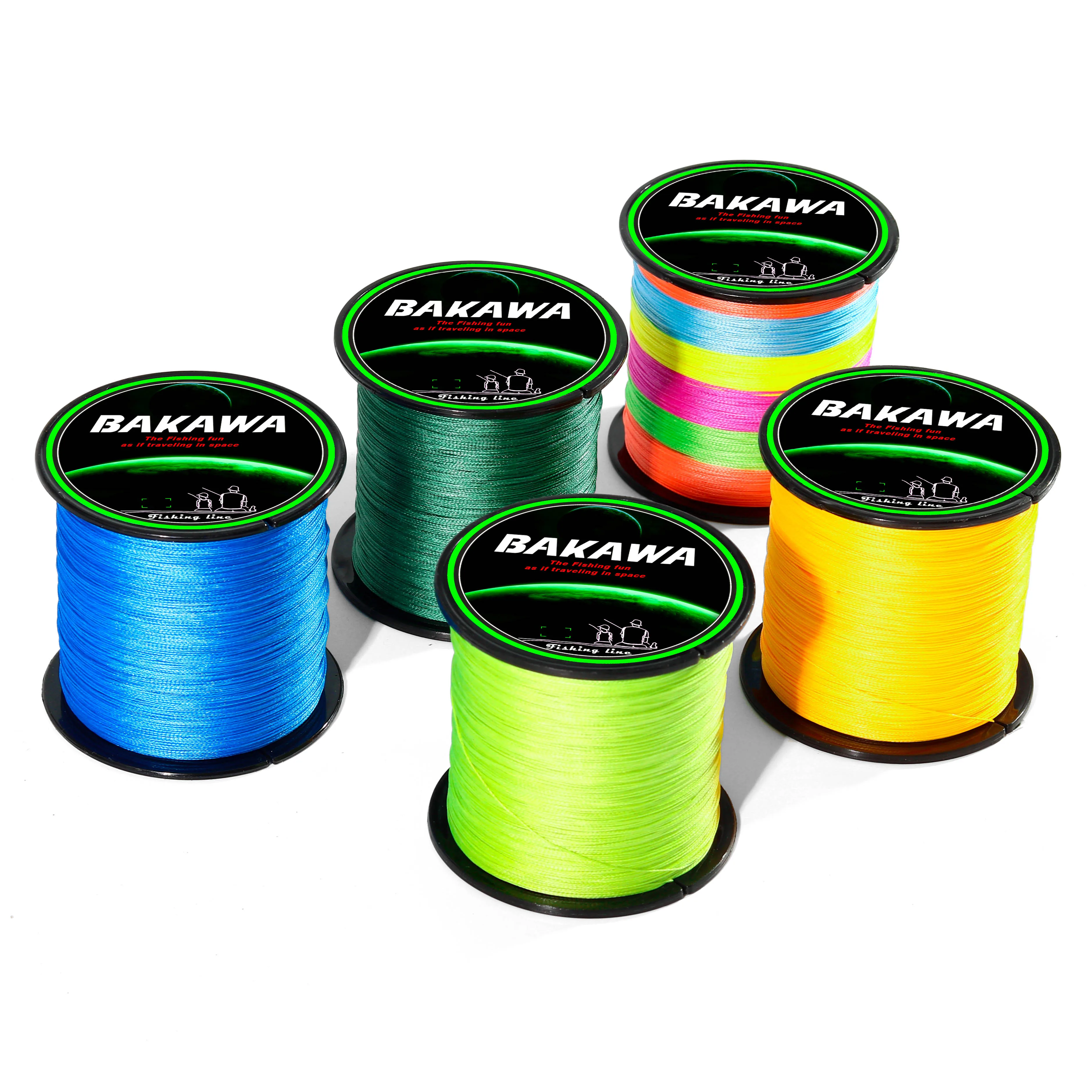 

BKAWA Braided Fishing line 8 Strands 500M 300M 200M 150M 100M Threads PE Multifilament Durable Carp Fishing Line Pesca