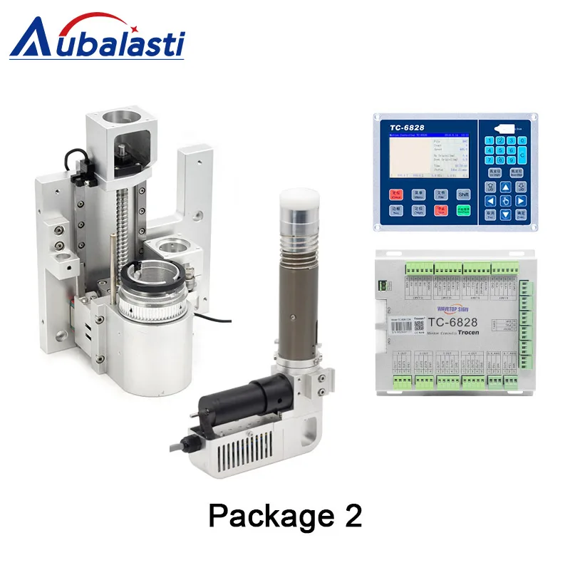 Aubalasti CNC кожаный вибрирующий нож+ сиденье ножа+ Держатель головки ножа+ контроллер - Цвет: Package 2