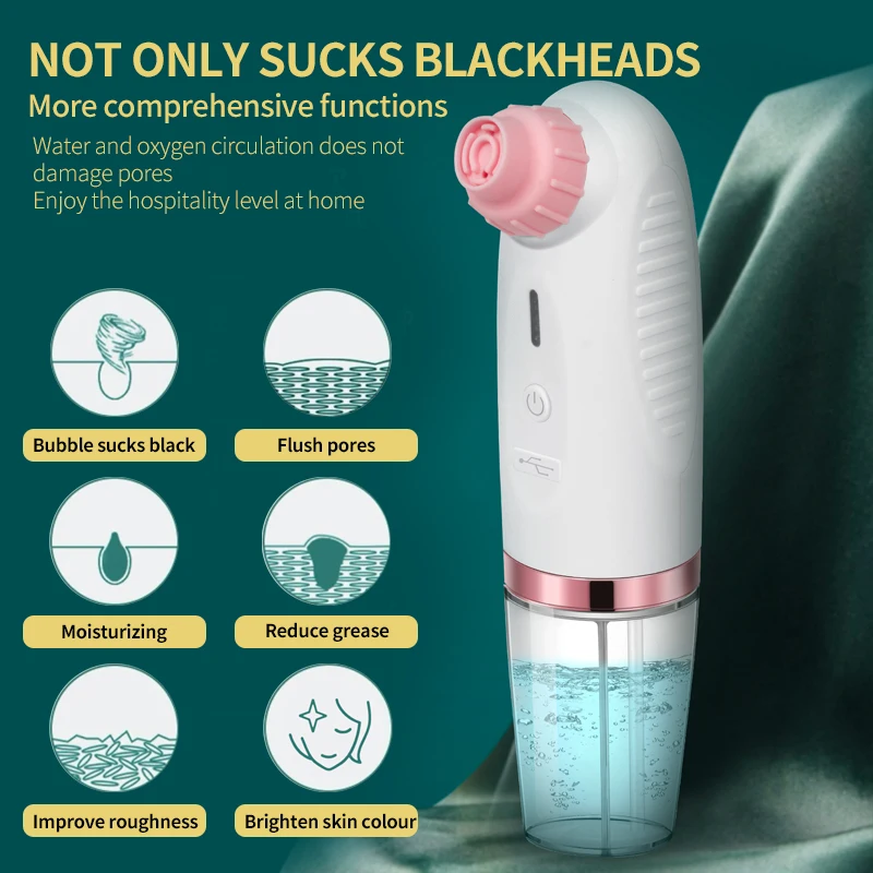

Facial Blackhead Remover Electric Pore Cleaner Blackhead Black Point Vacuum Cleaner Tool Black Spots Pore Cleaner Machine