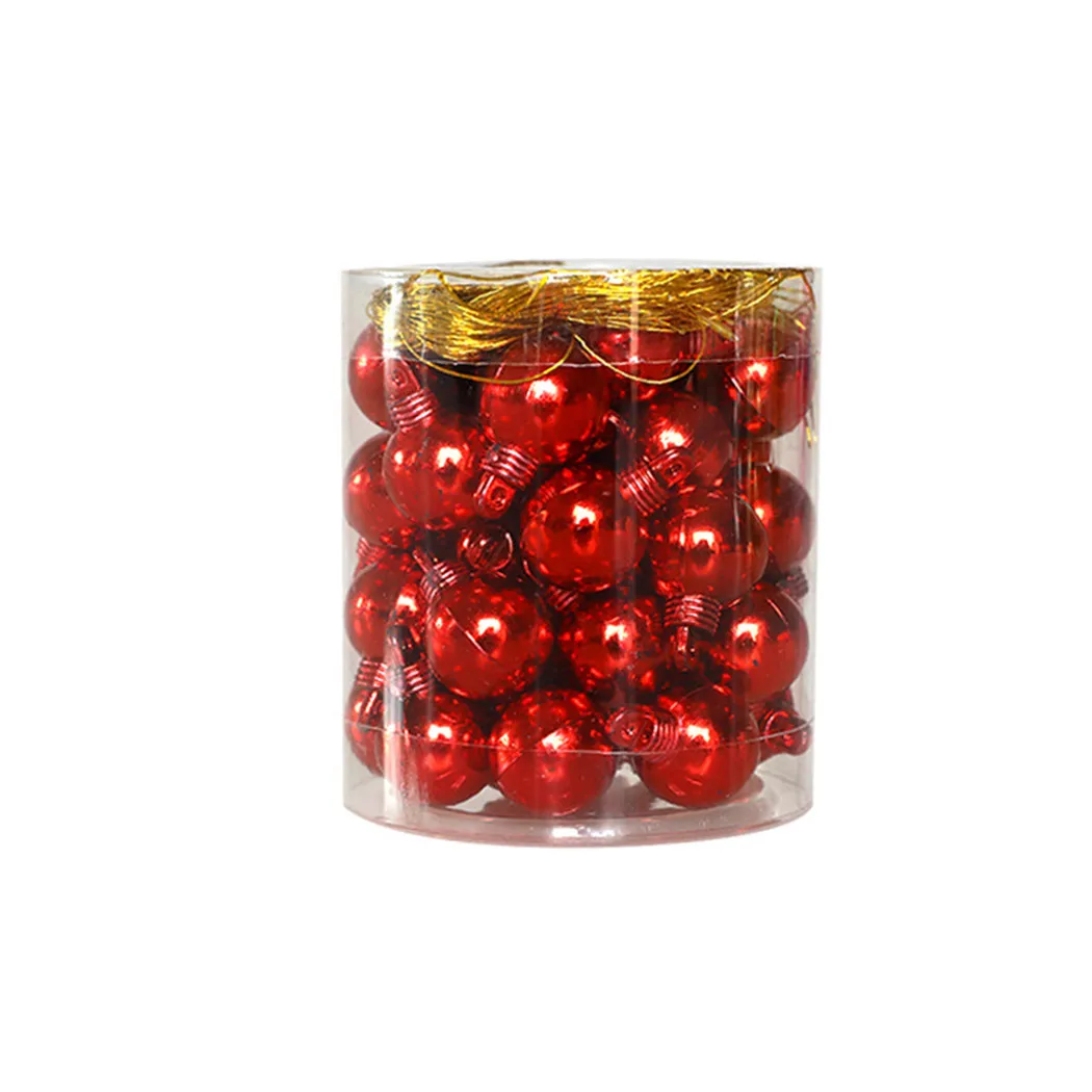 

Ornament Electroplating Christmas Mini Ball Christmas Tree Ornaments Ornaments 1.5cm Party
