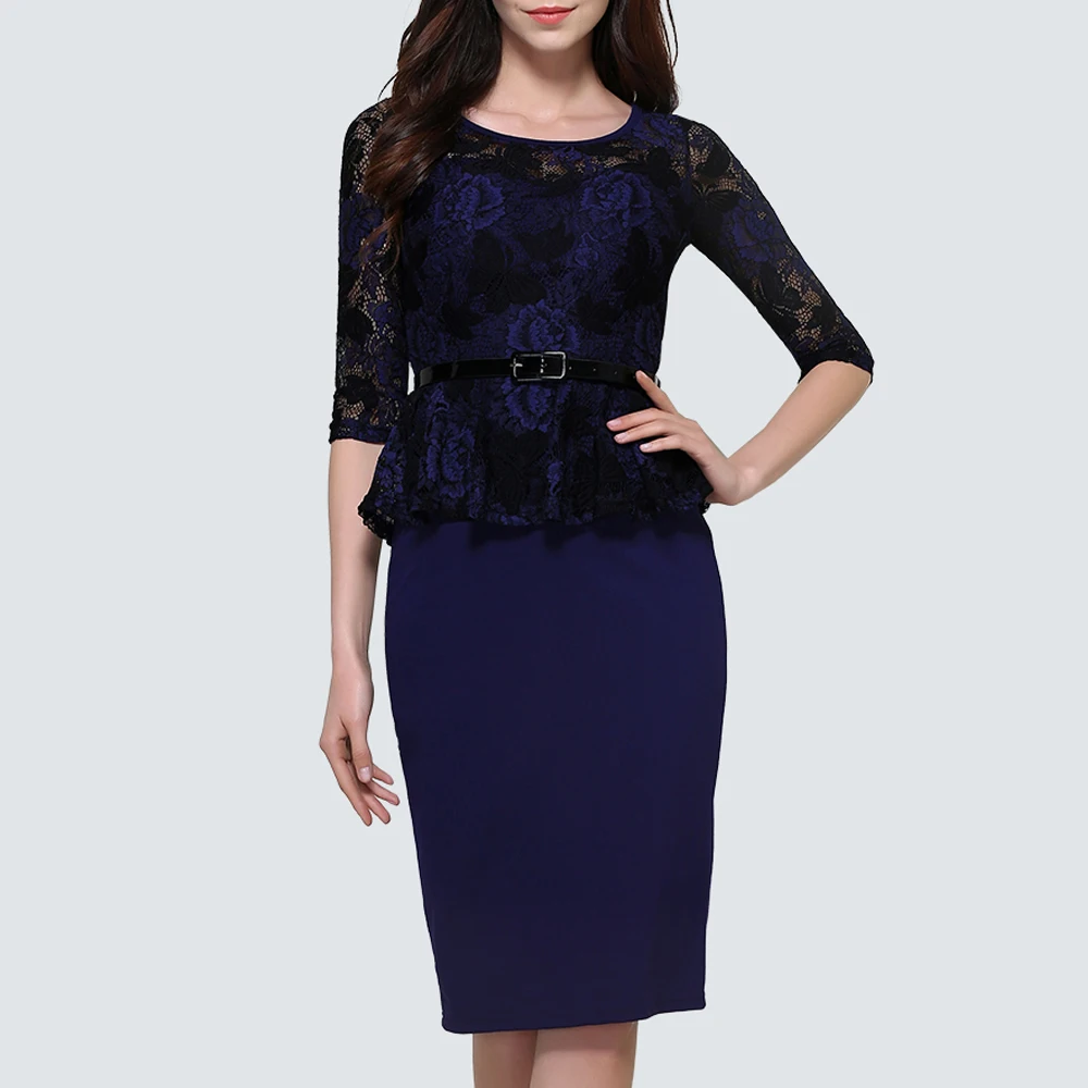 Женское кружевное платье футляр винтажное облегающее с цветочным кружевом в