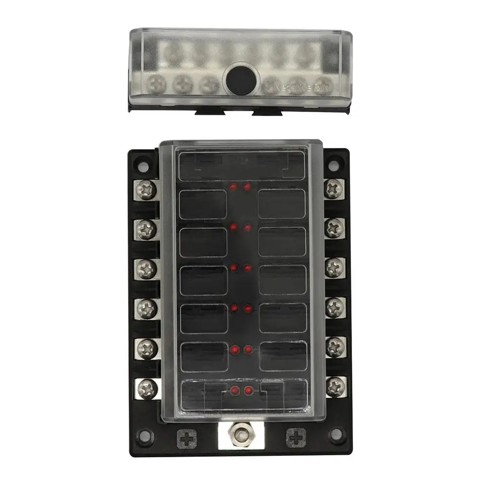 Блок предохранителей со светодиодным индикатором 6 каналов/12 каналов |